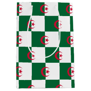 Presentförpackning med Algeriets flagga