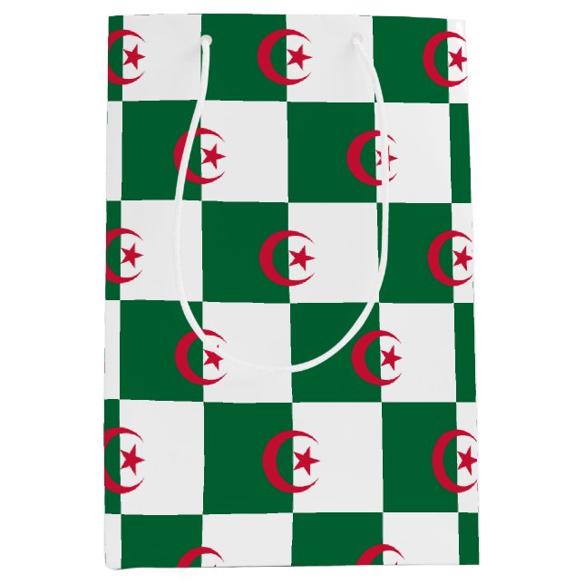 Presentförpackning med Algeriets flagga (Framsidan)