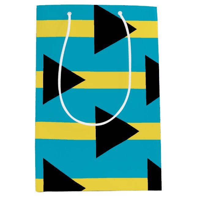 Presentförpackning med Bahamas flagga (Framsidan)
