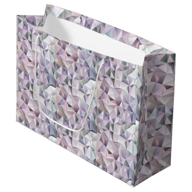 Presentförpackning med geometriskt mönster och pas (Framsidan Vinklad)