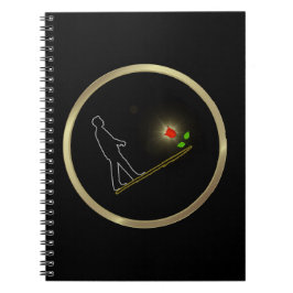 Presentförpackning minimal konst anteckningsbok
