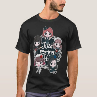 Presentidé Bästa lila band Långärmad design Vint T Shirt