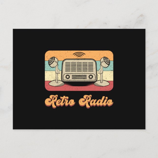 Presentidé för amatörradioantenn och operatörskod vykort (Framsida)