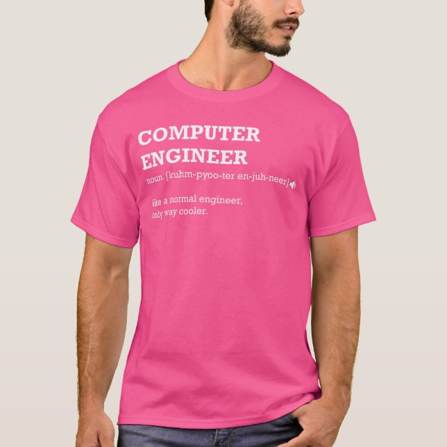 Presentidé för datatekniker för datatekniker t shirt (Framsida)