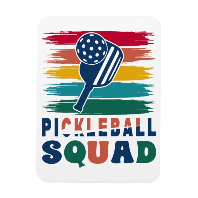 Presentidé för pickleball-spelare magnet (Vertikal)