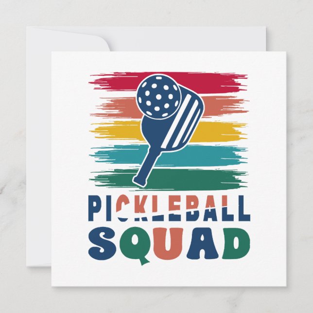 Presentidé för pickleballspelare (Framsida)