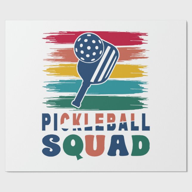 Presentidé för pickleballspelare presentpapper (Platt)