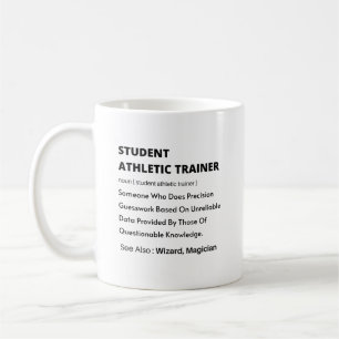 presentidé för student atletiska tränare kaffemugg