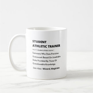 presentidé för student atletiska tränare kaffemugg