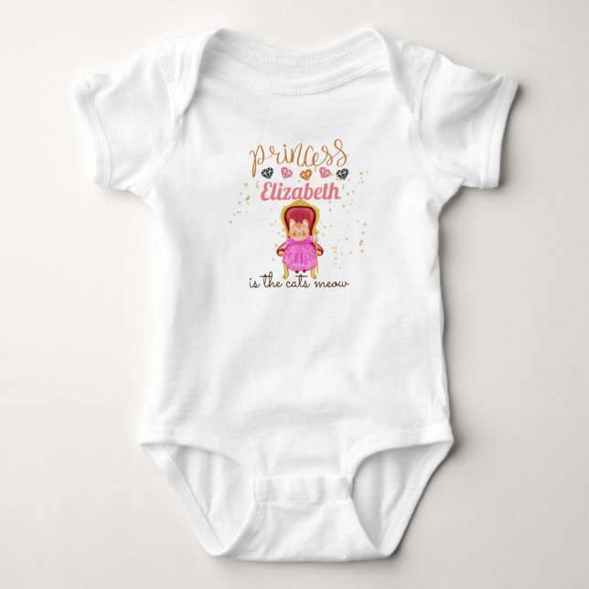 Presentidéer för babyflicka 1-års födelsedagsfiran t shirt (Framsida)