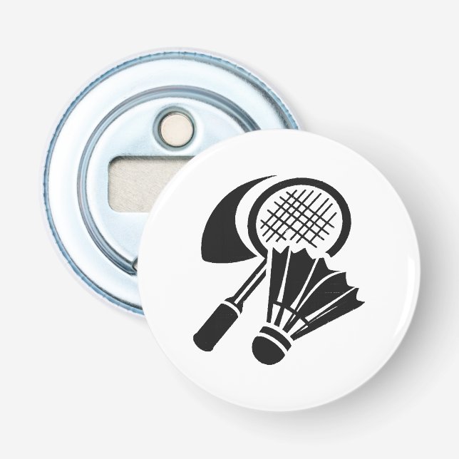 Presentidéer för badminton flasköppnare (Framsidan)