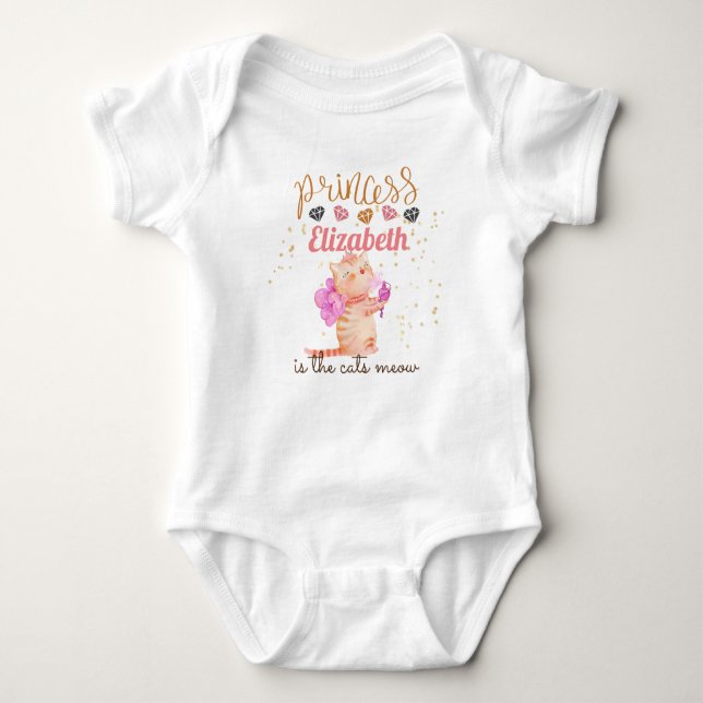 Presentidéer för en babyflicka 1-års födelsedagsfe t shirt (Framsida)