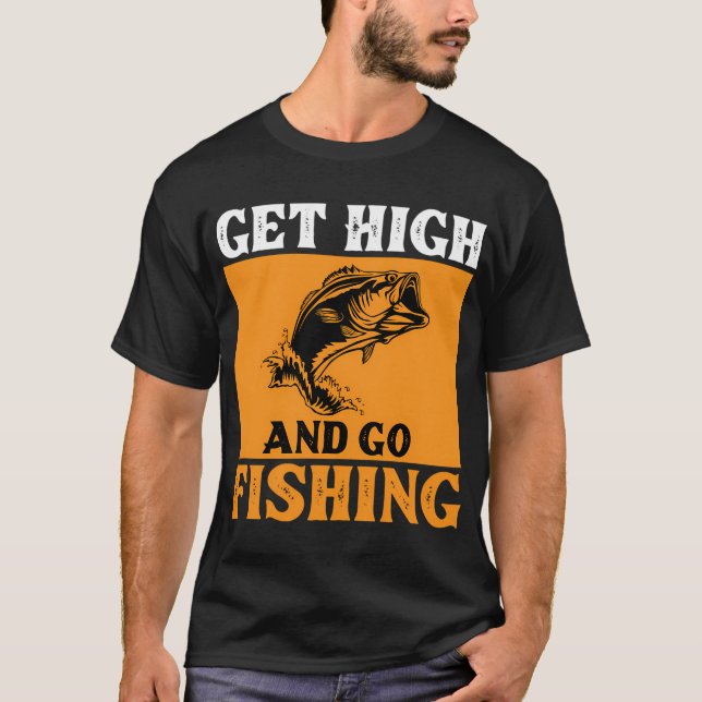 Presentidéer för fiske t shirt (Framsida)