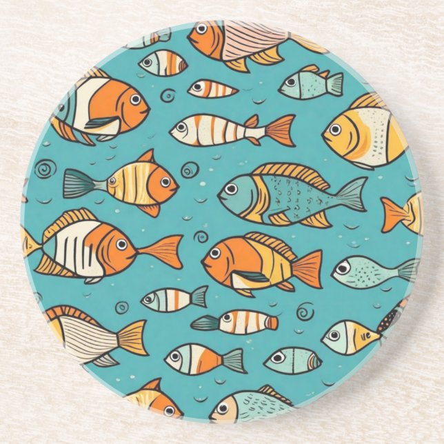 Presentidéer från Fiske mönster Underlägg (Framsidan)