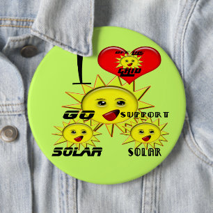 Presentidéer med solenergi och reklamprodukter T-s Knapp