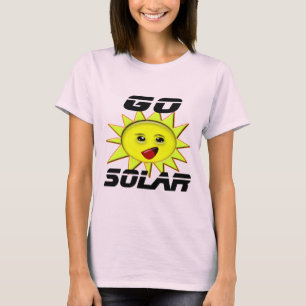 Presentidéer med solenergi och reklamprodukter T-s Tee Shirt