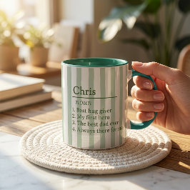 Presentidéer till pappa Fars dag Kaffe Mugg