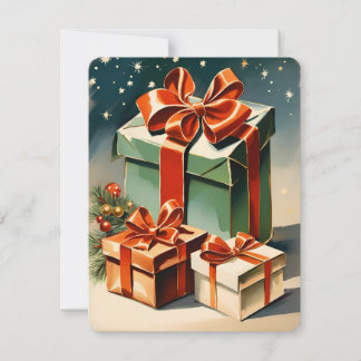 presentillustration, jultoma julkort