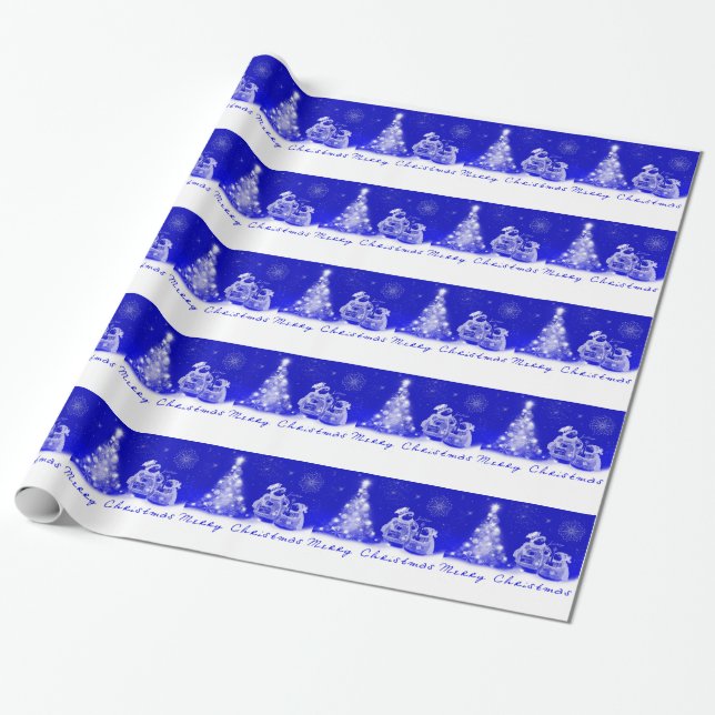 Presentinslagning/S'mores-snömänniskor Presentpapper (Utrullad)
