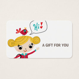 Presentkort, certifikat, D9-052115 Visitkort