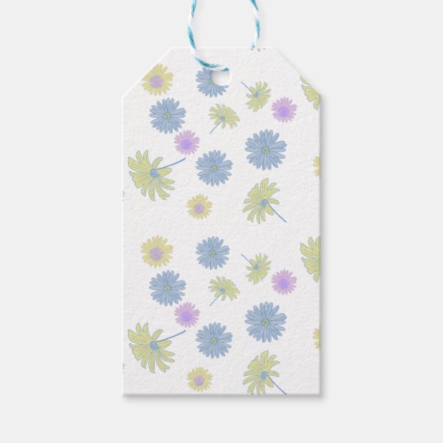 Presentkort Dainty Daisies Presentetikett (Framsidan)
