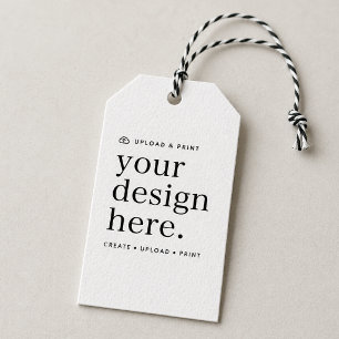 Presentkort Din egen design uppladdning svängand Presentetikett