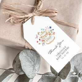 Presentkort för Baby Tea Party Presentetikett
