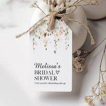 Presentkort för bröllopsfest i vildblomsterträdgår