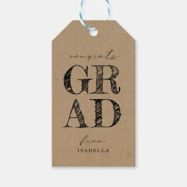 Presentkort för examensgåva presentetikett