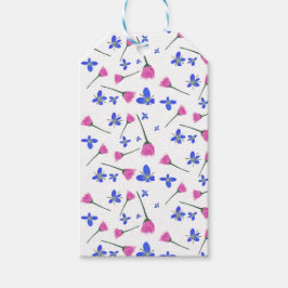 Presentkort för färska snittblommor presentetikett