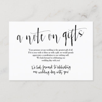Presentkort för lantlig bröllopsgåva inbjudningar