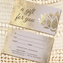 presentkort för lotus-design visitkort