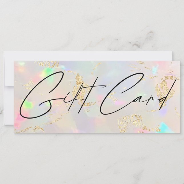 presentkort för optisk sten (Framsida)