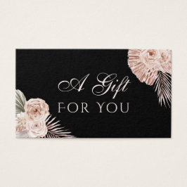 Presentkort för Tropical ro Visitkort