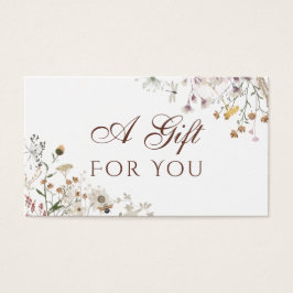 Presentkort för Wildblommor Visitkort