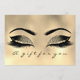 Presentkort  Guld Lash Extensi Makeup