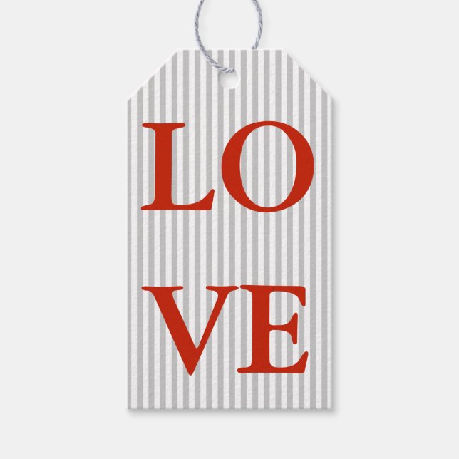 Presentkort - KÄRLEK Presentetikett (Framsidan)