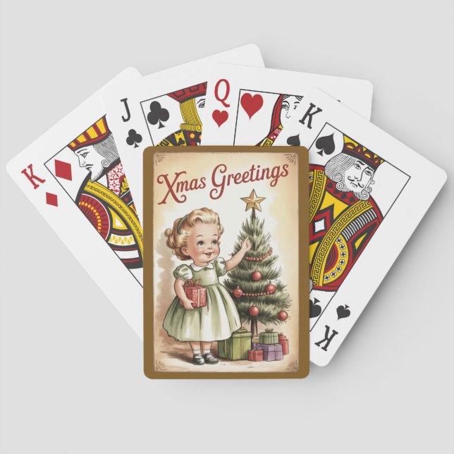 Presentkort med julspelkort casinokort (Baksidan)