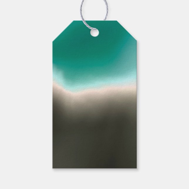 Presentkort med strandtema presentetikett (Framsidan)