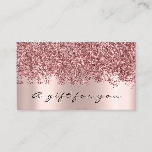 Presentkort Nagel Makeup Eyelash Ro Hairdre Visitkort