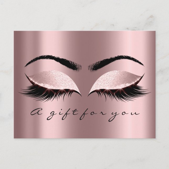 Presentkort Ögon Ro Spark Ro Makeup Vykort (Framsida)