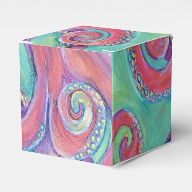 presentlåda för bläckfisk (Framsidan Sidan)