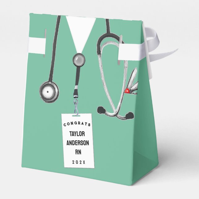 Presentlåda för sjuksköterskeexamen (Baksidan Sidan)