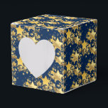 Presentlåda med guldstjärnor presentlåda<br><div class="desc">Presentlåda som visas i en festlig design med guldstjärnor.
Färg: Marinblå
Anpassa denna vara eller köp som den är.



Bild på lager</div>