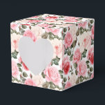 Presentlåda med rosa rosor till festligheterna<br><div class="desc">Presentasken visas med ett vackert blommönster av rosa rosor.
Anpassa denna artikel eller köp som den är.
Tips: Lägg bara till dina fantastiska godsaker och en festlig band.
Bild med licens</div>