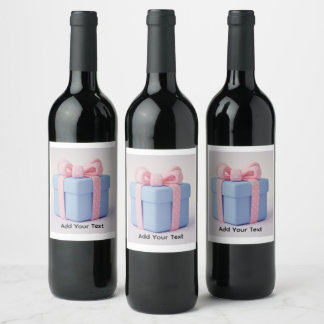 Presentlåda Vin Etikett