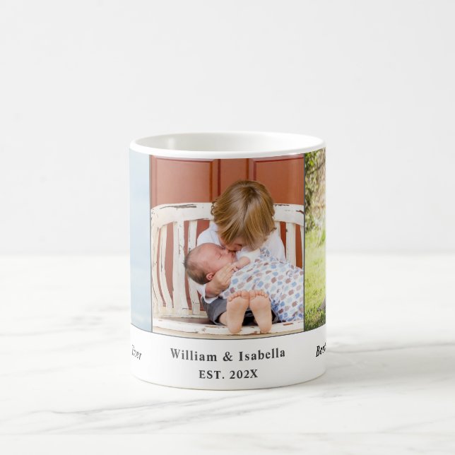 Presentmugg för Son- och dotterdagen – Kärlek & Fa Kaffemugg (Center)