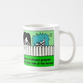 presentmugg med rolig koreansk ordspråk kaffemugg