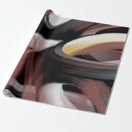 Presentpapper Abstrakt Trend Gåva Dekor Puderfärga