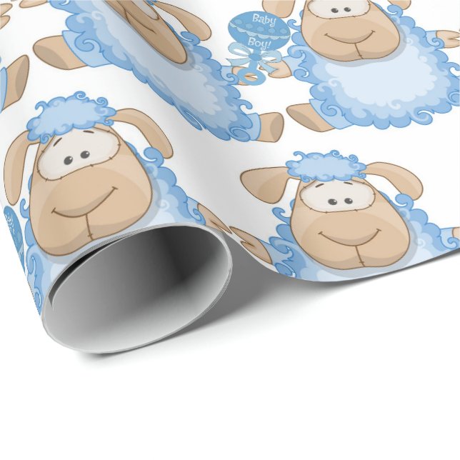Presentpapper - Det är en pojke (Rullad Hörn)